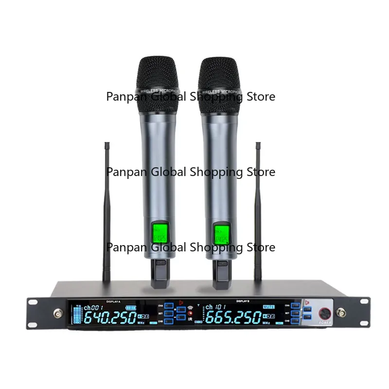 Shure Mic Sm58 - Wireless microphone system, 2-channel 2x100 UHF