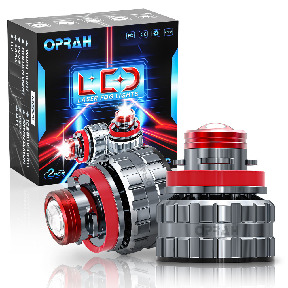 Projector Lamp Replacement - Oprah 2pc Laser Lens H7 Led