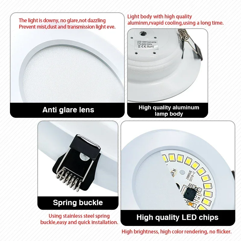 LED Downlight 3W 5W 7W 9W 12W  - Home Cinema Led ulasan dan harga