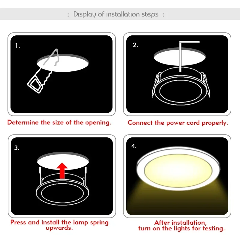 LED Downlight 3W 5W 7W 9W 12W  - Home Cinema Led ulasan dan harga