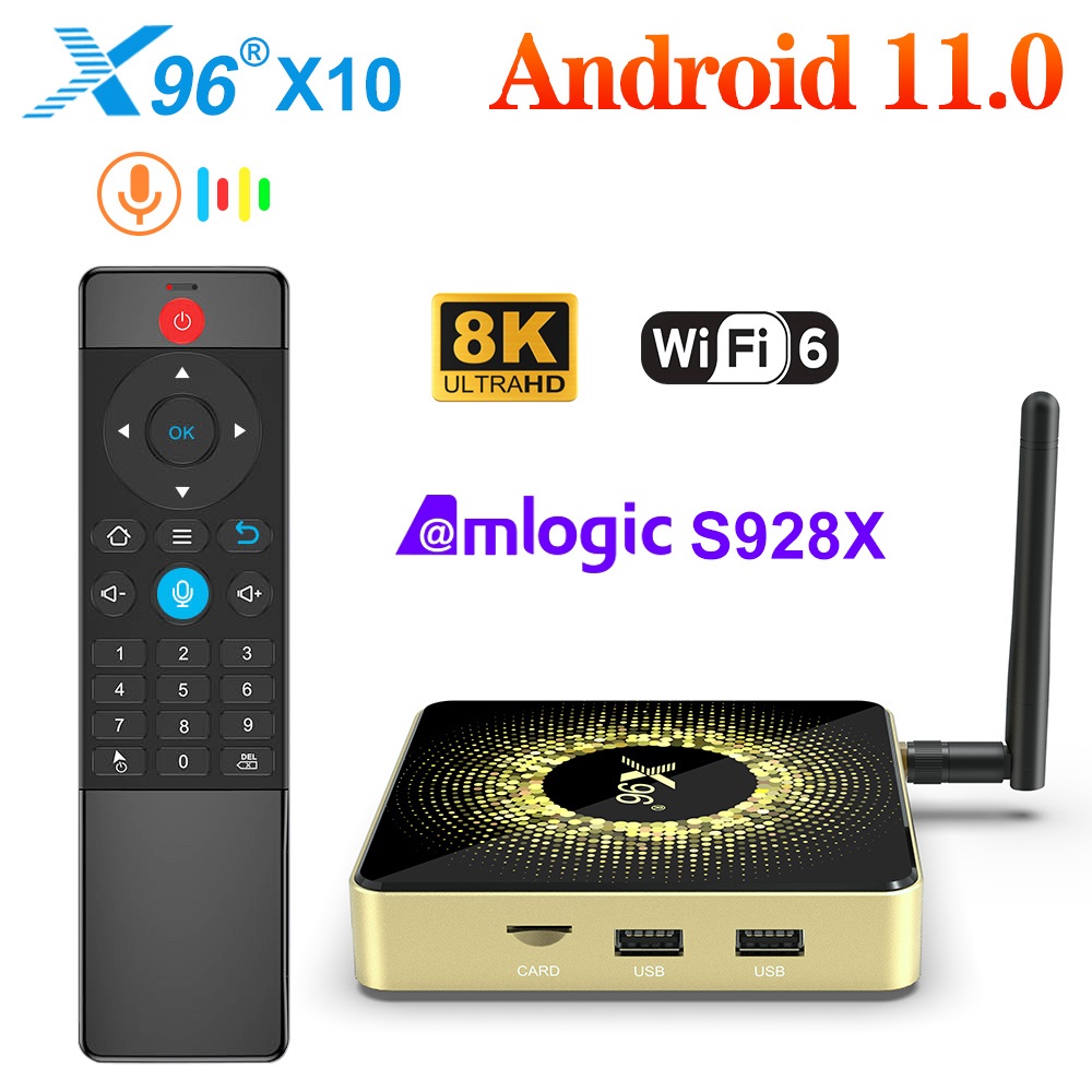X96 X10 Amlogic S928X-J TV Box - Home Cinema Google ulasan dan harga