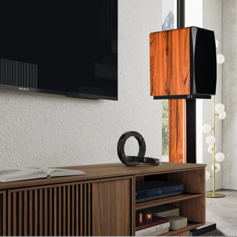 Solid Wood Speaker Stand Floor - Home Theater Speaker ulasan dan harga