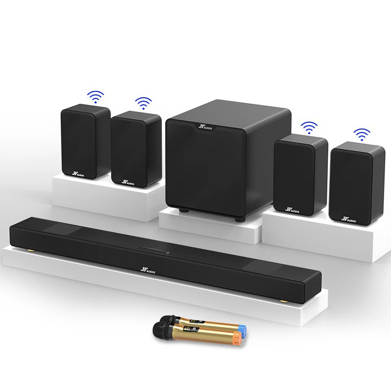 7.1 Home Theater System Surrou - Home Theater Speaker ulasan dan harga