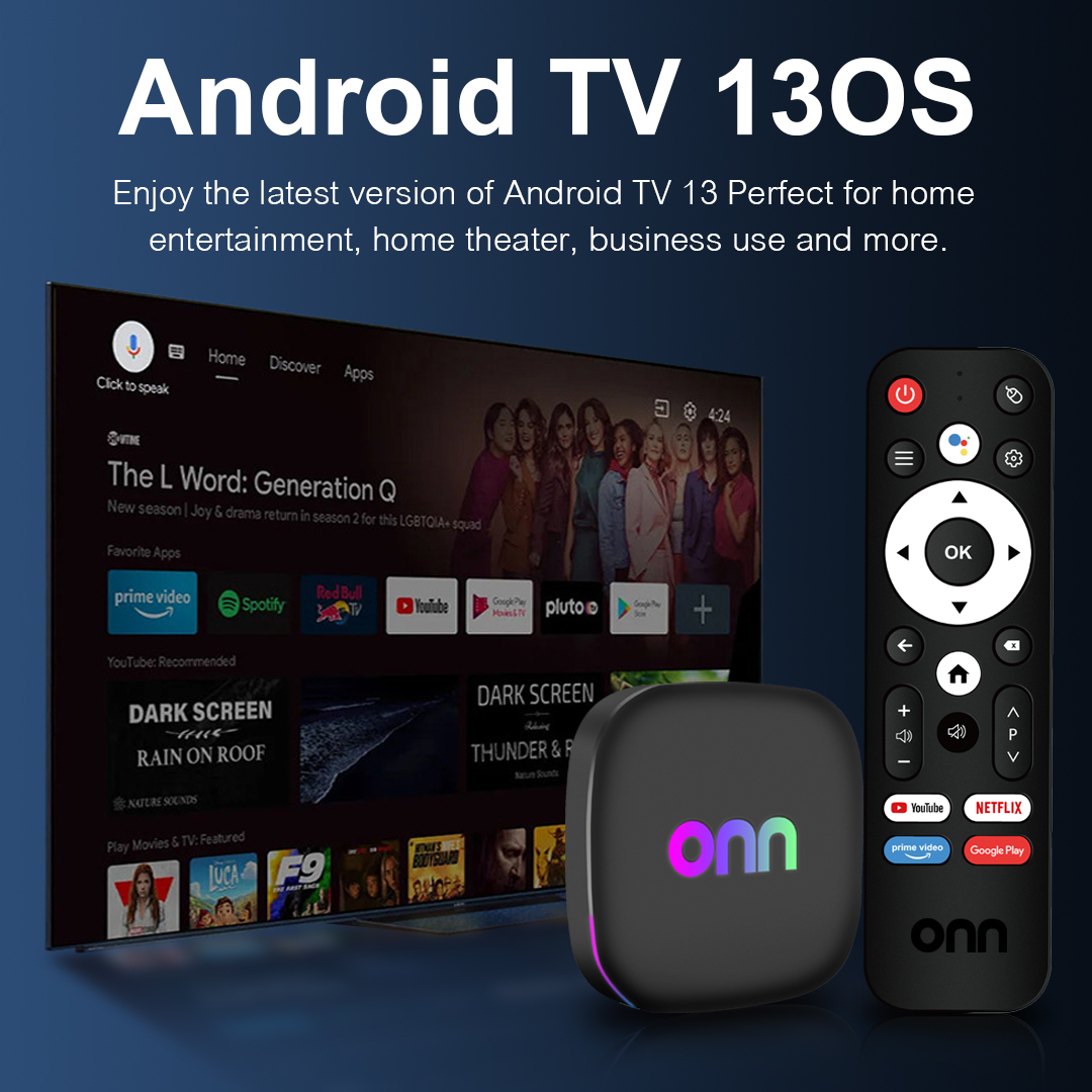 ONN Mini RGB Light Smart TV Bo - Home Cinema Google ulasan dan harga