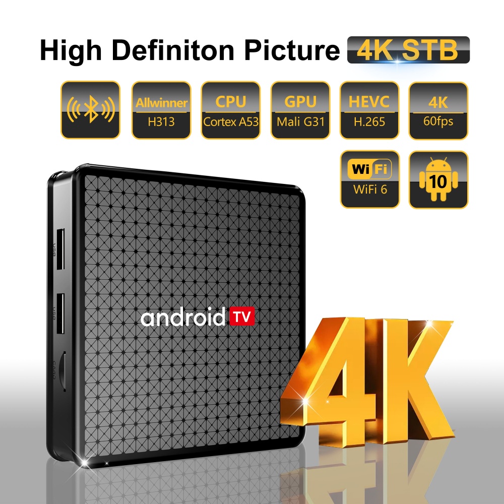 Wudung X5 TV Box AndroidTV All - Home Cinema Media Player ulasan dan harga