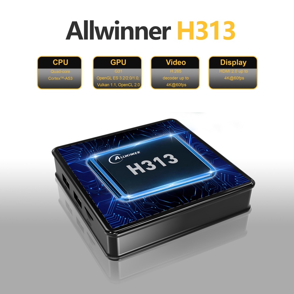 Wudung X5 TV Box AndroidTV All - Home Cinema Media Player ulasan dan harga