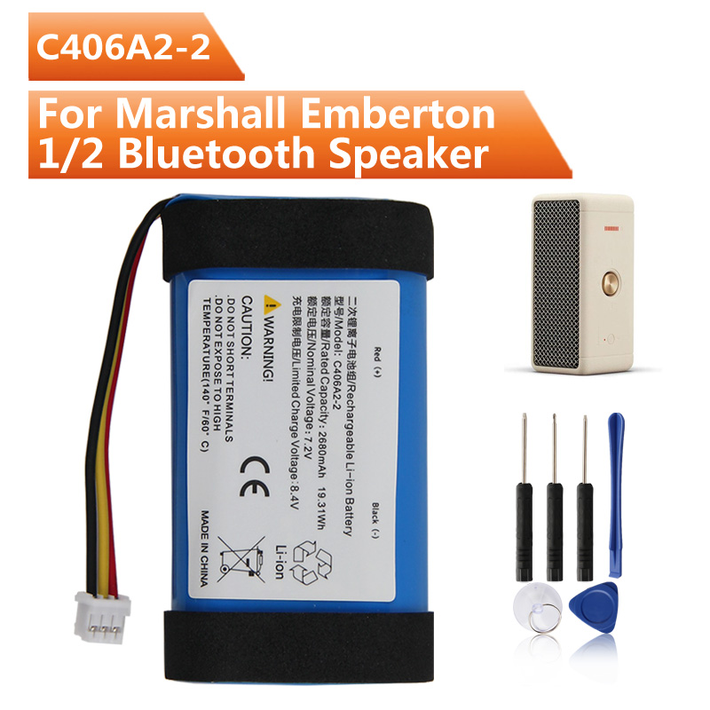 New Replacement Battery C406A2 - Home Cinema Marshall ulasan dan harga