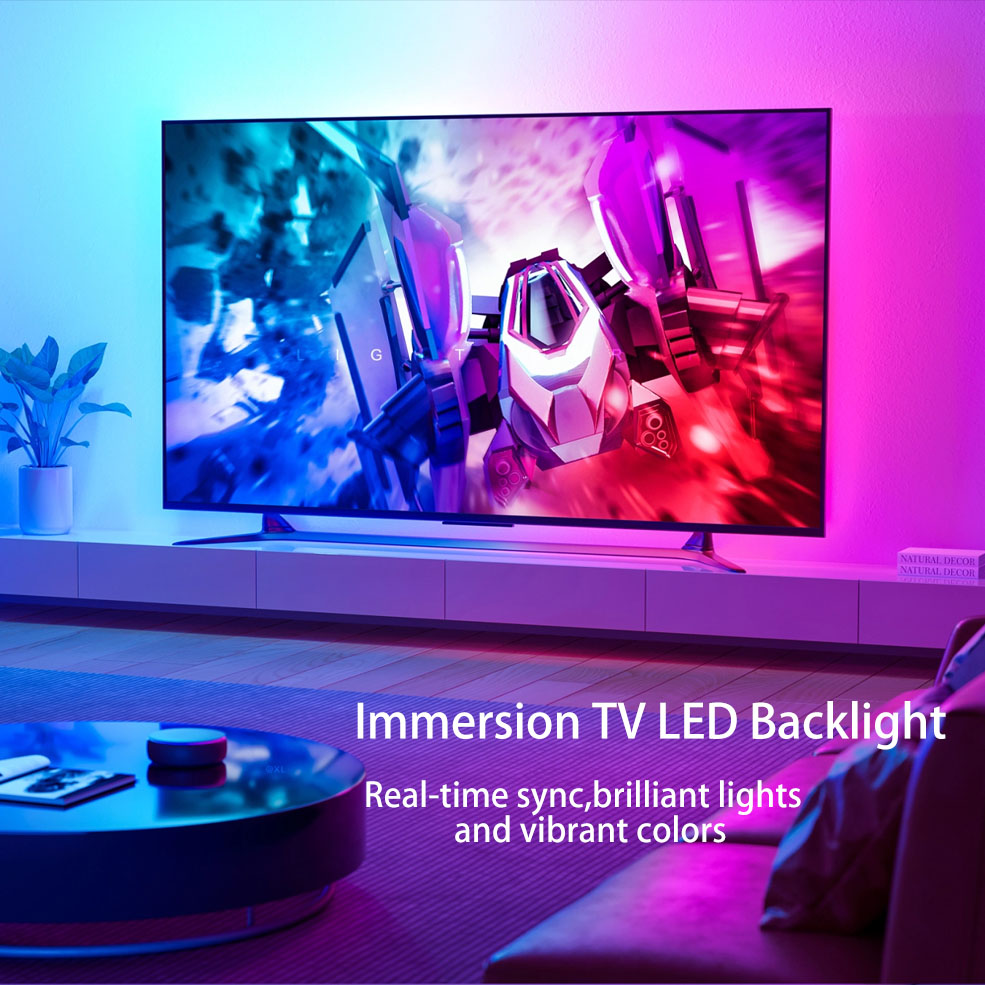 Smart Ambient TV Led Backlight - Home Cinema Google ulasan dan harga