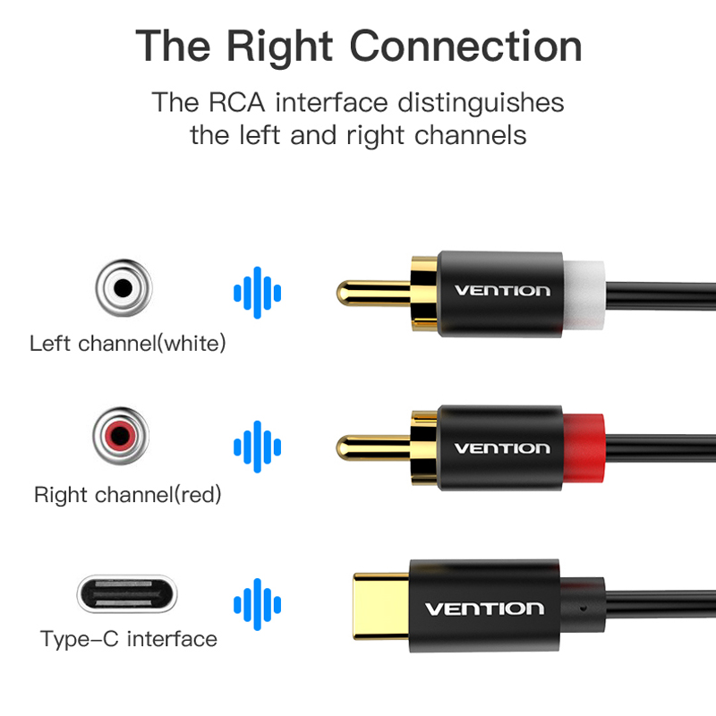 USB C RCA Audio Cable Type-C t - Home Cinema Player ulasan dan harga
