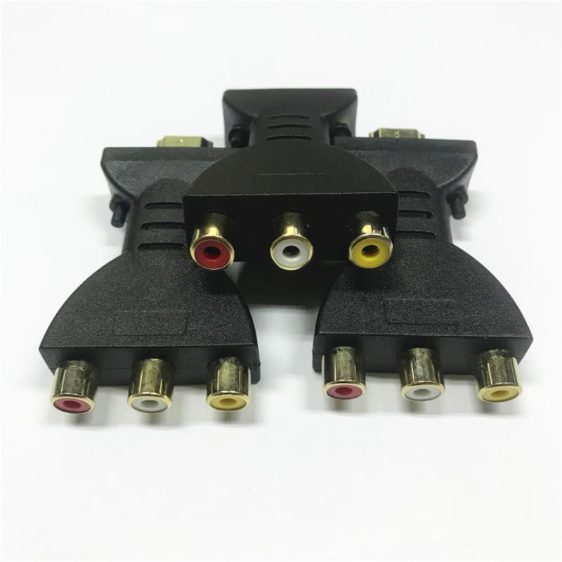 AV To HDTV Composite Adapter 3 - Home Cinema Blanc ulasan dan harga