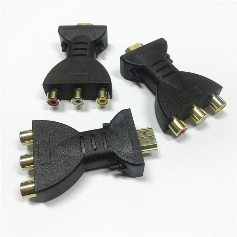 AV To HDTV Composite Adapter 3 - Home Cinema Blanc ulasan dan harga