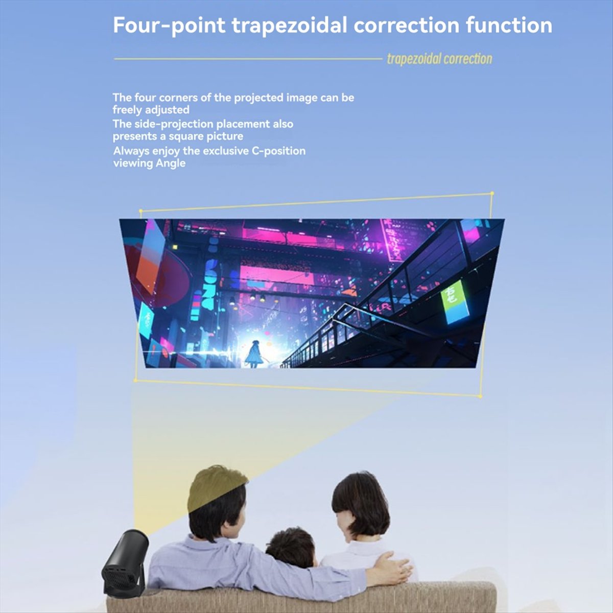 Top 1080P Projector for Androi - Home Cinema Quad ulasan dan harga