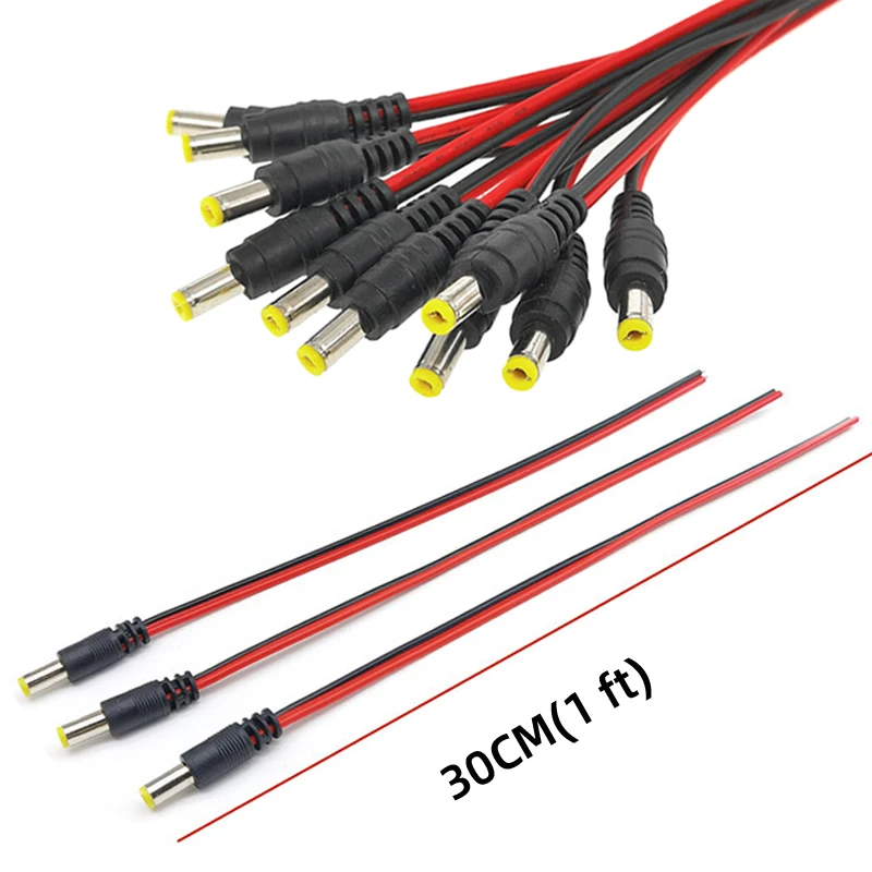 18 AWG 10pcs 5.5x2.1 mm Male F - Ambient Light Strip Tv ulasan dan harga
