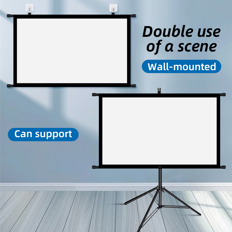 Projector Screen With Stand Fo - Home Cinema Blanc ulasan dan harga