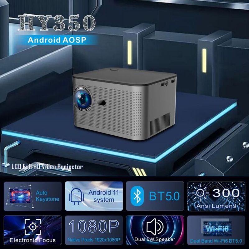ApexTPHY350 Smart Projector 4K - Home Cinema Quad ulasan dan harga