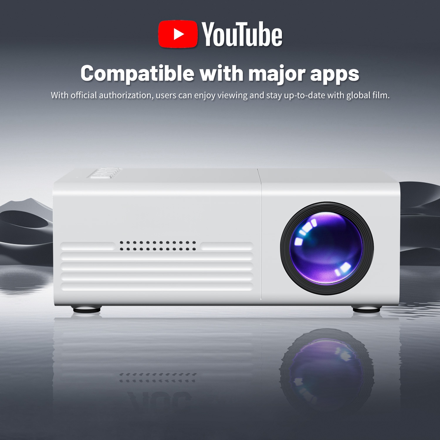 Mini Projector TFT LCD Wifi Bl - Home Cinema Media Player ulasan dan harga