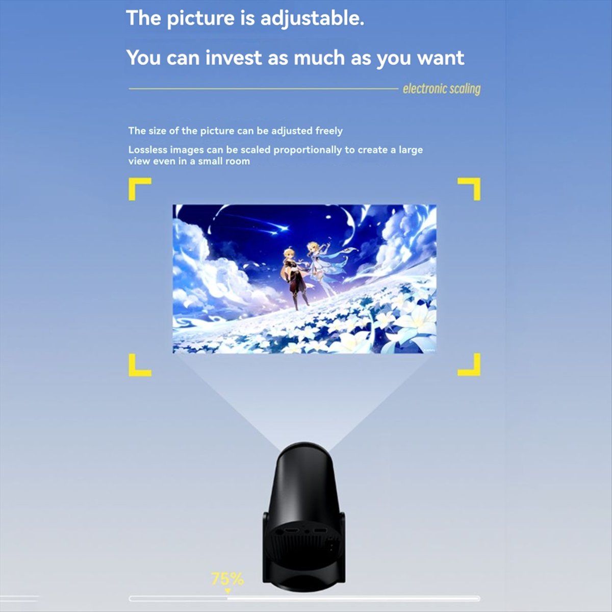 NEW 1080P Projector for Androi - Home Cinema Quad ulasan dan harga