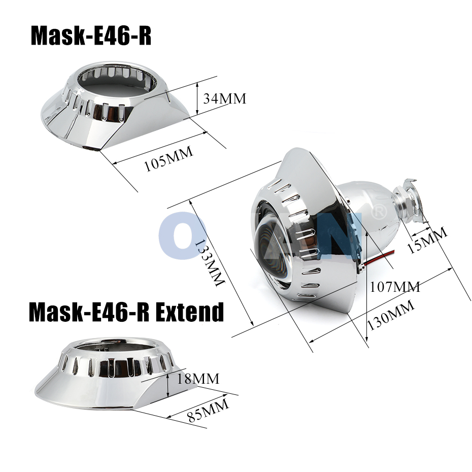 2.5inch Bi Xenon Projector HID - Projector Lamp Replacement ulasan dan harga