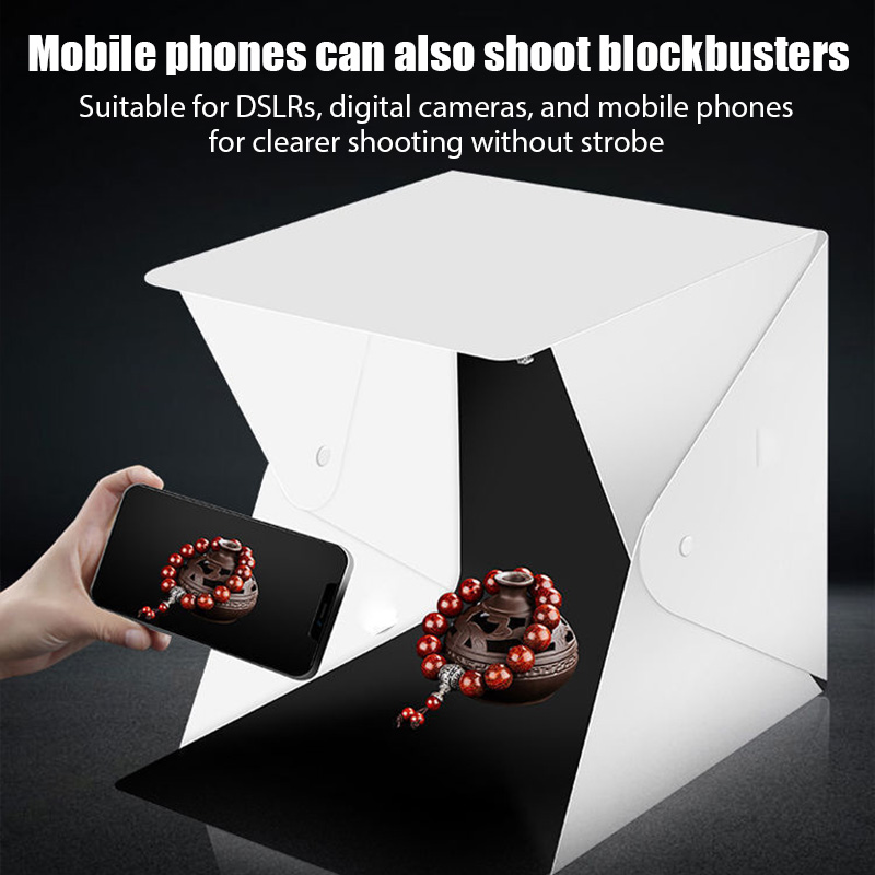 20cm Portable Photobox Photogr - Home Cinema Led ulasan dan harga