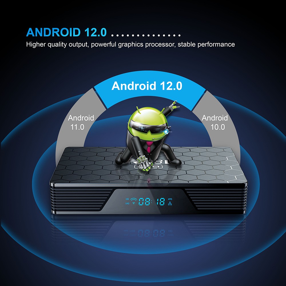 X98H Pro Smart TV Box 6K 2.4&5 - Home Cinema Google ulasan dan harga