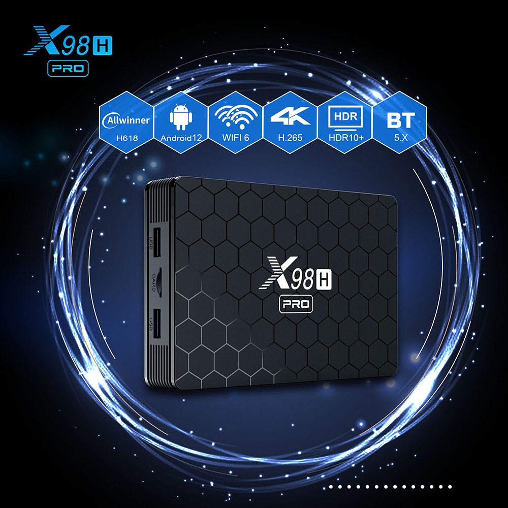 X98H Pro Smart TV Box 6K 2.4&5 - Home Cinema Google ulasan dan harga