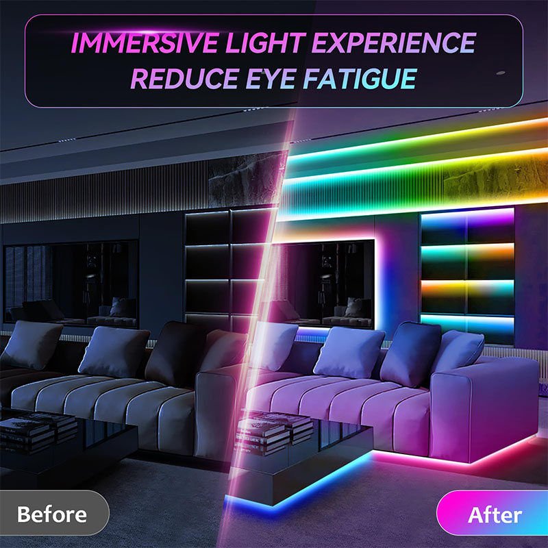 USB RGB LED Strip SMD3535 With - Ambient Light Strip Tv ulasan dan harga