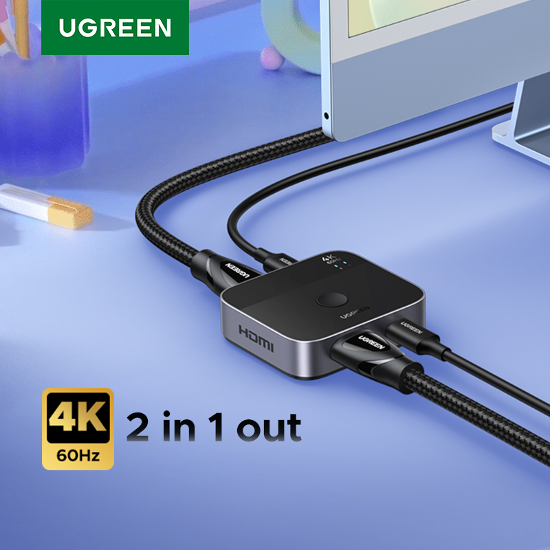 UGREEN HDMI USB C Switch 2 in  - Home Cinema Player ulasan dan harga