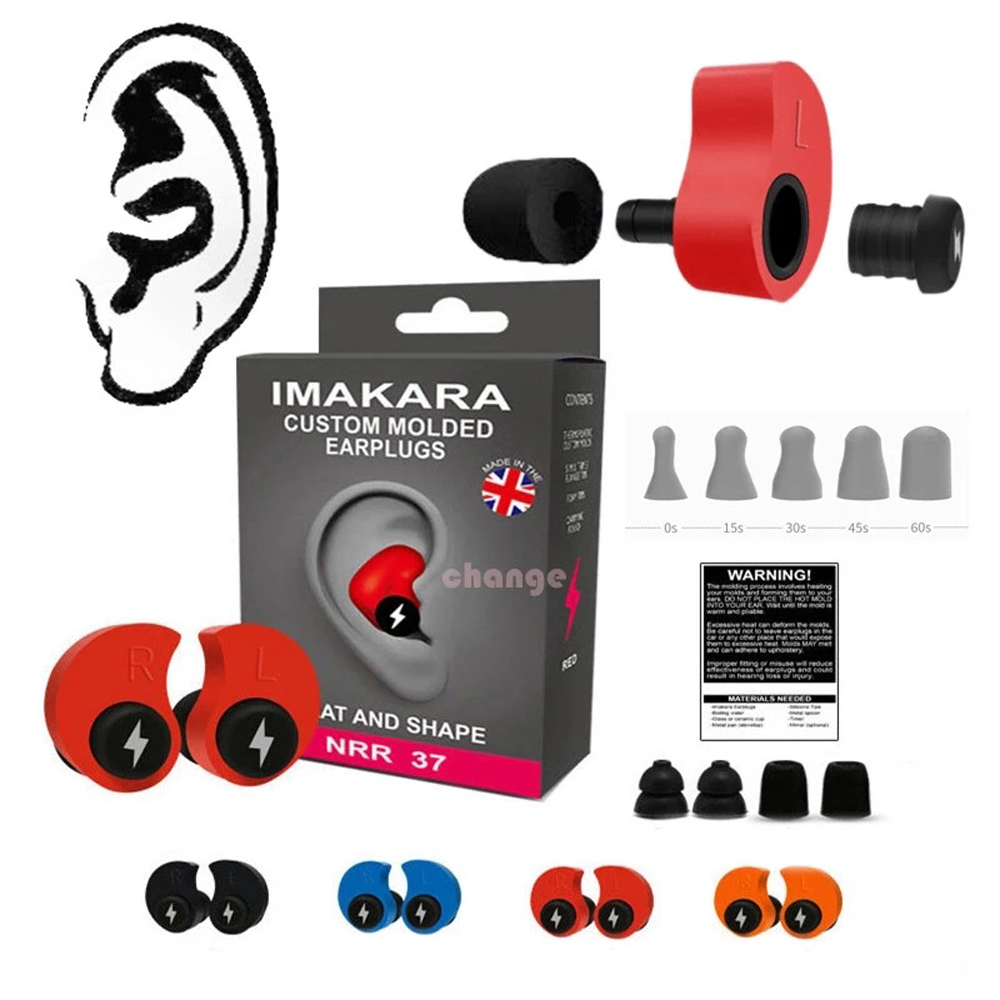 Sleep Silicone Ear Plugs Black - Noise Isolating Pad ulasan dan harga