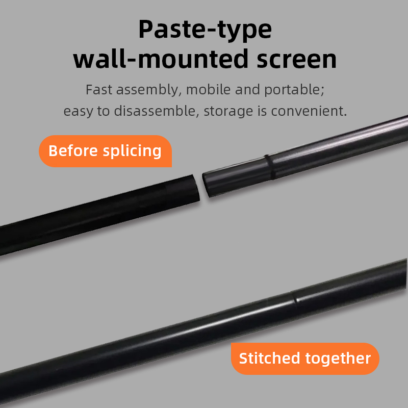 Projector Screen Wall Mounted  - Home Cinema Blanc ulasan dan harga