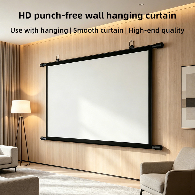 Portable Projector Screen 16:9 - Home Cinema Blanc ulasan dan harga
