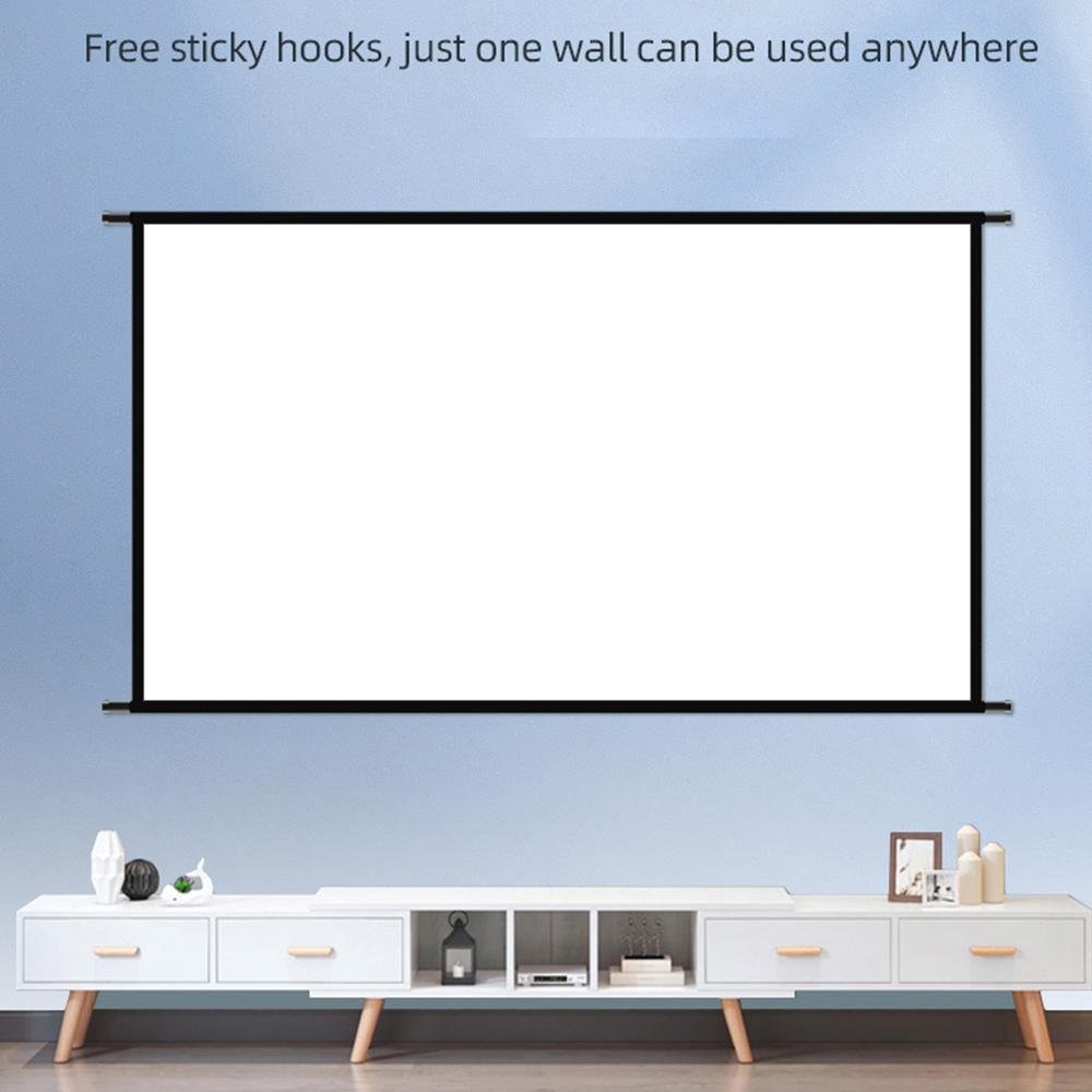 VEIDADZ Projector Screen Wall  - Home Cinema Blanc ulasan dan harga