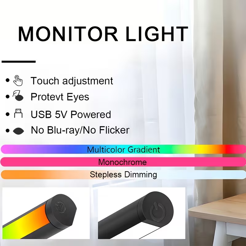 Led Monitor Light Bar Computer - Home Cinema Led ulasan dan harga