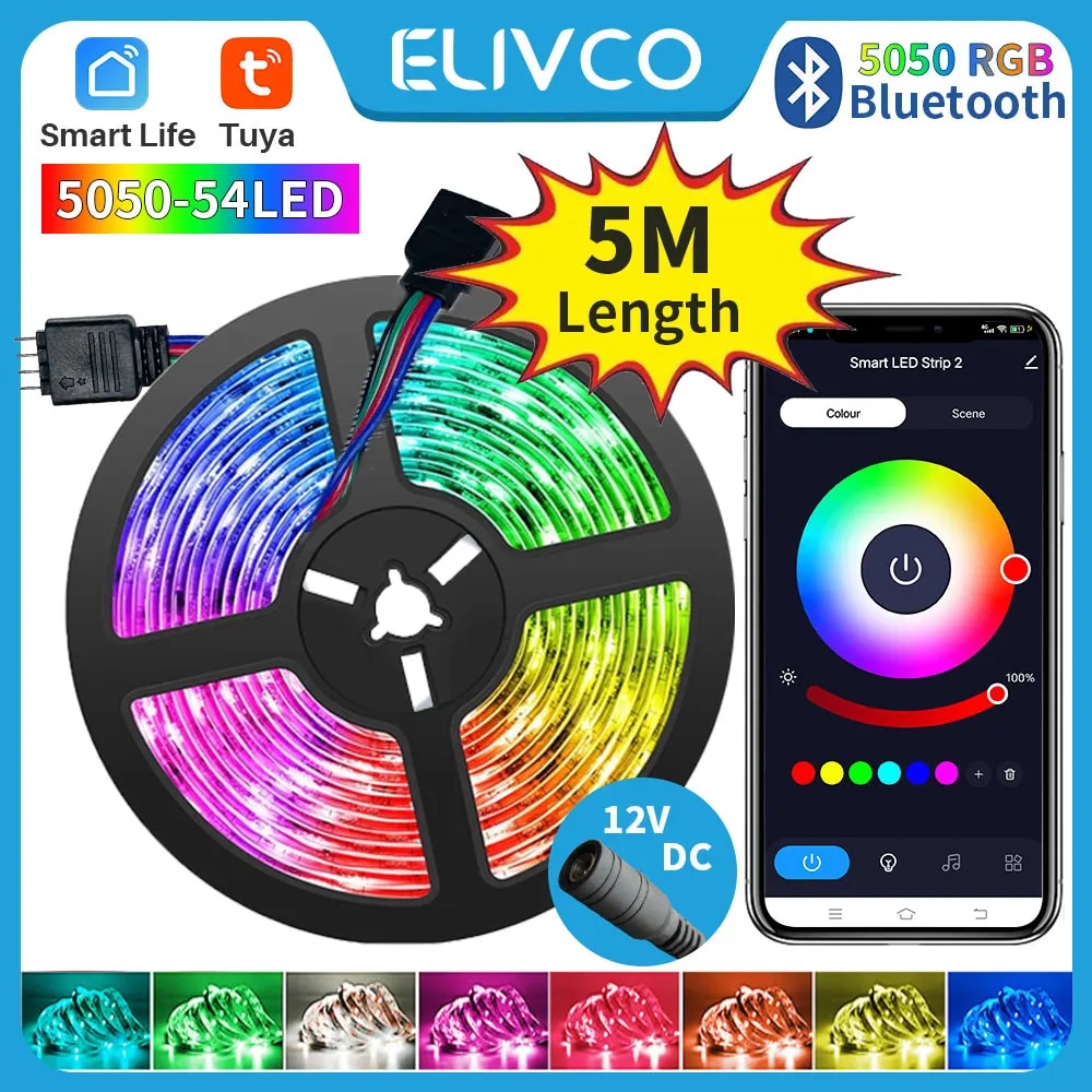 Tuya Smart Life LED Light Stri - Ambient Light Strip Tv ulasan dan harga