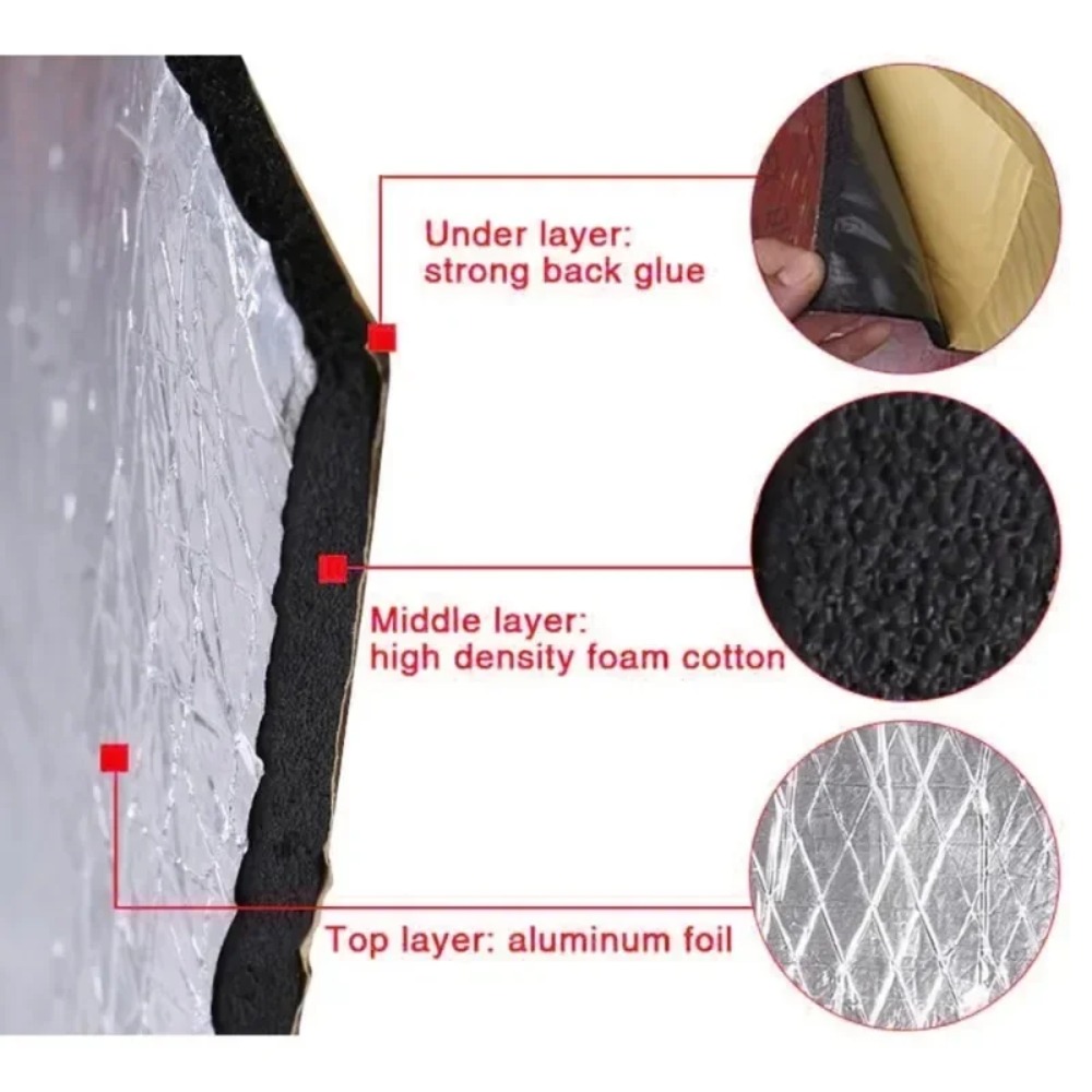 Extra Thick 20mm Car Sound Dea - Noise Isolating Pad ulasan dan harga