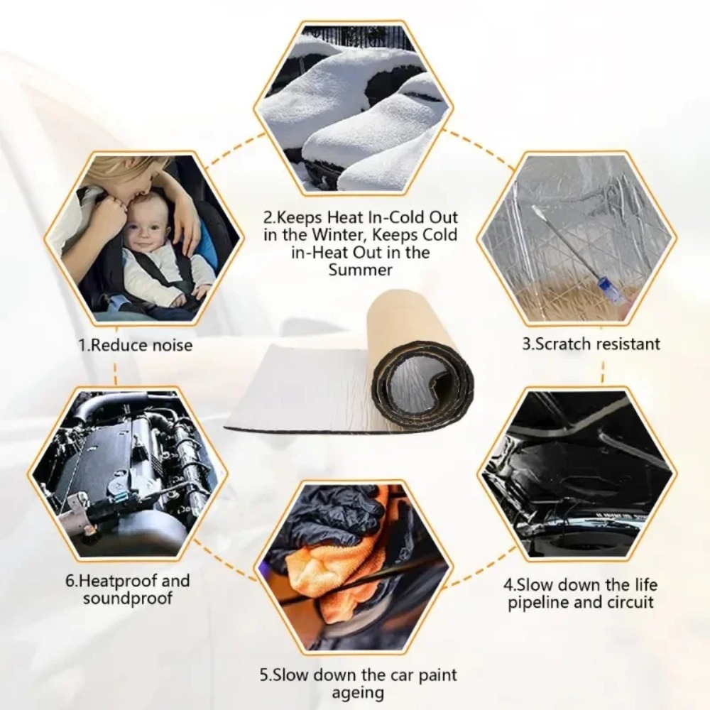 Extra Thick 20mm Car Sound Dea - Noise Isolating Pad ulasan dan harga