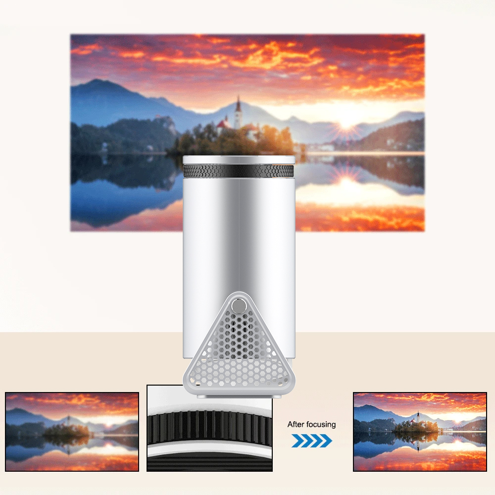 1Pcs New Projector H300 4K And - Home Cinema Quad ulasan dan harga