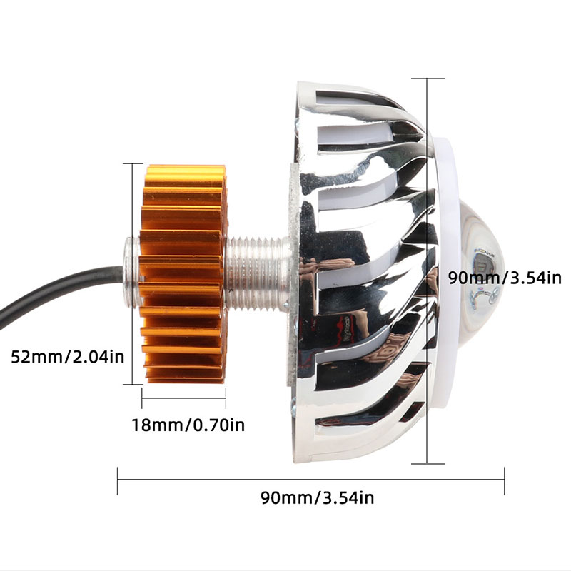 1pcs Car Motorcycle Headlight  - Projector Lamp Replacement ulasan dan harga