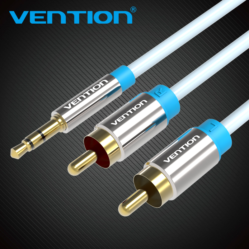 Vention RCA Cable 3.5 to 2rca  - Home Cinema Player ulasan dan harga